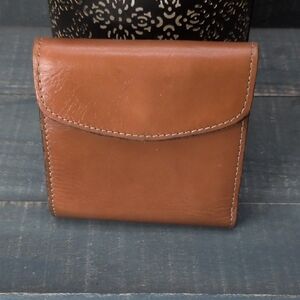 Patricia Nash Brown Leather Wallet